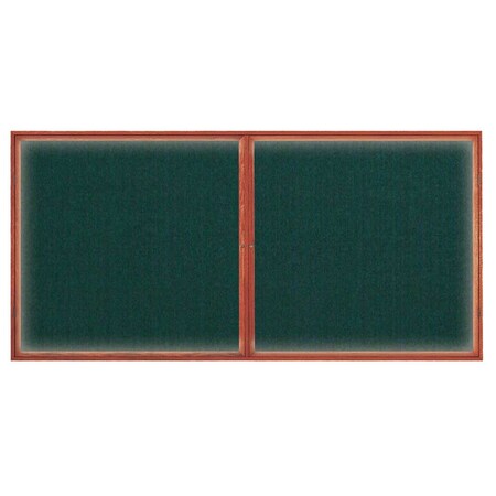 United Visual Products Open Faced Easy Tack Board, 96"x48", Marble Fabric/White UV9011AEZ-MARBLE-WHITE